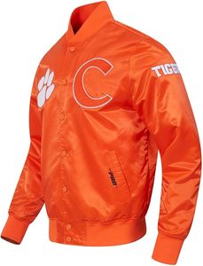 Veste universitaire brodée Clemson Tigers, orange, adulte, classique, polyester, toutes saisons, sports et jeux - Product Image 3