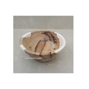 Haute qualité meilleur prix résine époxy bois commun bols de service vaisselle quantité en vrac bas prix bonne qualité riz et bol à soupe - Product Image 1