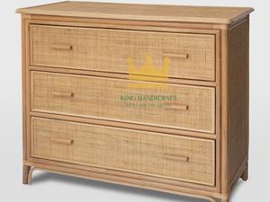 Meuble de rangement pour enfants en rotin naturel moderne en gros pour le salon et la chambre à coucher fabriqué au Vietnam - Product Image 4