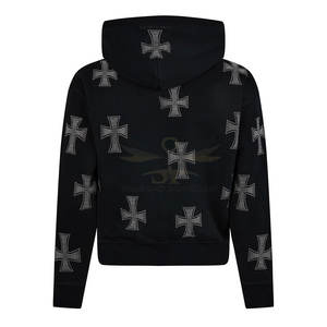 Meilleures ventes Survêtement en strass Hommes Mode Veste zippée et jogging Survêtement en strass Approvisionnement en vrac - Product Image 3