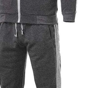 Último Diseño, Chándales Personalizados para Hombre con Cremallera Completa, Disponibles en Todos los Colores, 100% Algodón Felpa, Casual, Liso - Product Image 5