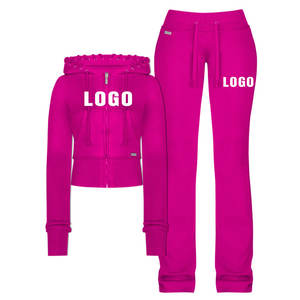 Chándal de Moda con Capucha y Cremallera, Mangas Extra Largas, Ajuste Entallado, Diseño Desgastado, con Logotipo Personalizado, Tejido Transpirable, Más Opciones de Color - Product Image 4