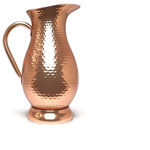 Carafe à eau en cuivre pur, design moderne et luxueux, compatible lave-vaisselle et micro-ondes, décoration de table de cuisine pour la maison et l'hôtel. - Product Image 3