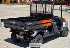 รถอเนกประสงค์ Kubota RTV UTV มือสอง ขนาด 250 ซีซี ขับเคลื่อน 4 ล้อ เกียร์อัตโนมัติ เครื่องยนต์ 4 จังหวะ ได้รับการรับรองมาตรฐาน EPA ใช้เชื้อเพลิงเบนซิน/ดีเซล แบบเปิดประทุน เหมาะสำหรับงานฟาร์ม ขนส่ง และมีระบบดิฟเฟอเรนเชียล - Product Image 2