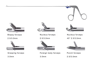 Fórceps de núcleo de endoscopia Espinal, fórceps de resorte serpentina con dientes de Reeax Enterprises - Product Image 2