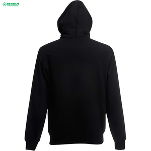 Sweat à capuche zippé personnalisé en molleton épais/éponge française 100 % coton unisexe coupe classique séchage rapide respirant pour homme - Product Image 6