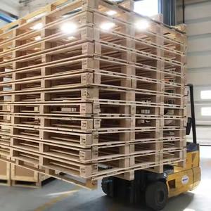 Euro EPAL Gran cantidad de paletas de madera de entrada de 4 vías de doble cara Mejor precio de fábrica para la venta - Product Image 6