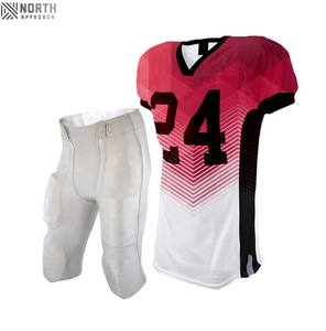 Uniforme de Fútbol Americano Personalizado OEM de Alta Calidad, Elegante, para Adultos, Cómodo, de Manga Larga, Uniforme de Fútbol para Hombre con Protección UV - Product Image 6