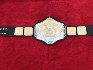 Cinturón de campeonato de lucha libre antideslizante de cuero ligero nacional personalizado tamaño adulto disponible 2mm y 4mm - Product Image 2