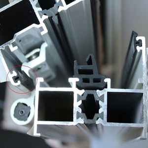 Puertas corredizas con marco de aluminio anodizado con aislamiento térmico a prueba de sonido de doble vidrio Apertura lateral acabada para apartamento 2024 - Product Image 3