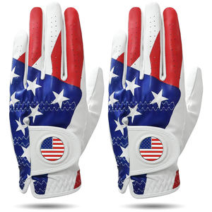 Nouveau dernier Style hommes et femmes utiliser des gants de golf 100% cuir de chèvre Offre Spéciale Logo personnalisé respirant gants de sport de plein air - Product Image 1