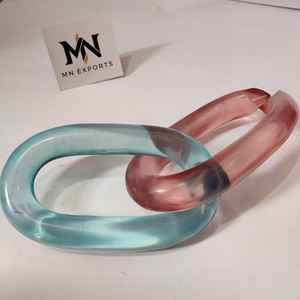 Chaîne murale en résine de couleur bonbon personnalisée faite à la main, personnalisable, meilleures couleurs pour la décoration de la maison, du bureau, de la chambre - Product Image 1