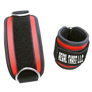 Sangles de cheville d'entraînement en néoprène OEM pour machines à câbles Double anneau en D pour l'exercice d'hiver - Product Image 1
