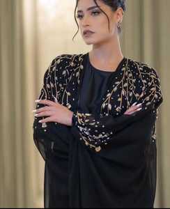 Luxury Dubai Abaya with Intricate Embroidery and Embellishments Elegant Dubai Abaya Made From Best Quality Lightweight - Product Image 4
