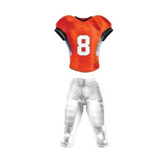 Ropa de fútbol americano personalizada de talla grande, conjunto de uniforme reversible para adultos al por mayor, uniforme de fútbol americano para niños - Product Image 1