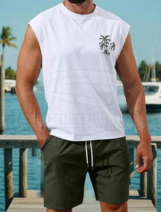 ชุดเสื้อยืดฤดูร้อนสำหรับผู้ชายชุดเสื้อยืดลำลองดีไซน์ล่าสุดสำหรับผู้ชายดีไซน์แบบของคุณเอง - Product Image 3