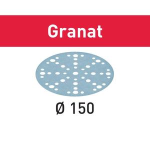 Discos de Lijado Festool Granat Abrasives de 150 mm, Paquete de 50 - Product Image 1