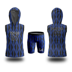 Ensemble de maillots et shorts de football américain personnalisés pour hommes adultes, 100% polyester, imprimé par sublimation, séchage rapide, uniforme personnalisable - Product Image 6