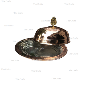 Plato de mantequilla de cobre de diseñador con vajilla de hotel de Calidad exclusiva, plato de mantequilla a precios razonables - Product Image 5