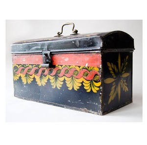 Caja Decorativa Pintada a Mano de Tamaño Pequeño, Caja de Metal Hecha a Mano, Regalos y Cajas de Metal, Letreros de Pared, Decoración del Hogar, Caja de Almacenamiento de Joyas - Product Image 1