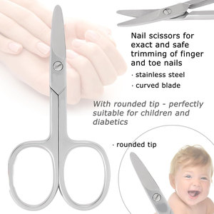 Ciseaux à ongles à cuticules à pointe pointue professionnels de haute qualité outil de manucure en acier inoxydable allemand pour la précision - Product Image 2