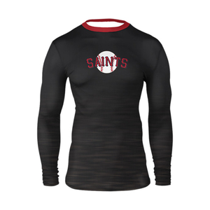 Men Compression Tops Running Shirt <b>Long</b> <b>Sleeve</b> T-shirt custom <b>Base</b> <b>Layer</b> Top for Gym Sports Fitness Workout - Product Image 1