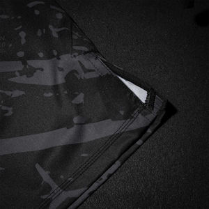 กางเกงขาสั้นเอวสูงสำหรับผู้ชายกางเกงกีฬาขาสั้นแบบหลวมระบายอากาศได้ดีเป็นมิตรกับสิ่งแวดล้อมสีพื้นยืดหยุ่น - Product Image 5