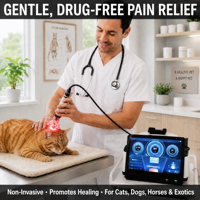 Sistema de Terapia Láser Veterinaria PHOMED CureLight 650nm 810nm 980nm Clase IV para Rehabilitación Animal y Cuidado Clínico