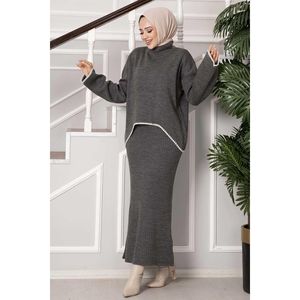 Vestido Corto Cosido Pastor Humo - Product Image 5