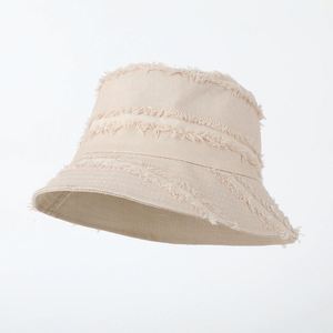 Venta al por mayor Unisex Sombrero de pescador de doble cara Mujer Verano Lona Sun Bucket Sombreros - Product Image 2