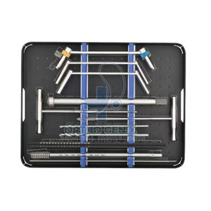 Juego de instrumentos DHS DCS, instrumentos ortopédicos de trauma de alta calidad de acero inoxidable Manual para cirugía de fijación ósea de fémur de cadera - Product Image 4