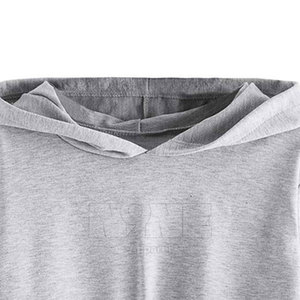 Crop Top Hoodies Calidad Premium Nuevo diseño 100% Algodón Poliéster Sudaderas con capucha para mujeres Hecho en Pakistán - Product Image 3