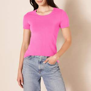 Camiseta de Verano para Mujer, Elegante, Tejido Suave, Talla Grande, Transpirable, de Secado Rápido, Ajuste Delgado, Ecológica, Textura Ligera, Caída Fluida, Sensación Suave - Product Image 1