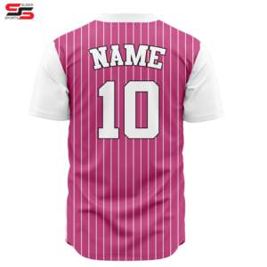Sublimación personalizada para hombre uniforme de béisbol desgaste botón abajo jersey de béisbol para la venta - Product Image 2