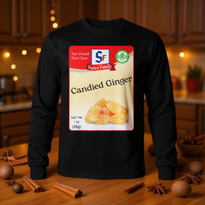 Camiseta de Manga Larga con Diseño de Jengibre Confitado para Disfraces de Grupos Temáticos Navideños, Camiseta Promocional - Product Image 3