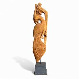 Support en bois antique pour connecteurs et supports d'étagères - Product Image 1