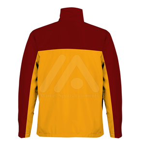 Vestes de sport d'entraînement pour hommes à capuche matelassées imperméables avec logo personnalisé OEM les plus vendues, vêtements de sport en toile d'hiver avec doublure en coton - Product Image 2