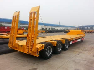 Semirremolque de Plataforma Baja de 60 Toneladas con Suspensión Cantilever, Dos Líneas, Cuatro Ejes - Product Image 2