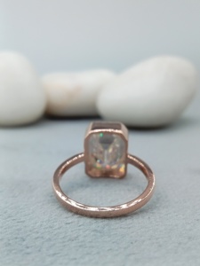 Anillo DE BODA Baguette redondeado de diamante Natural VVS de oro de 10K y 18K de lujo para hombres, tendencia de Hip Hop para fiestas, clásico de moda - Product Image 4