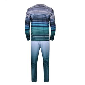 Diseño personalizado de los hombres de cuello redondo sudadera conjunto 100% algodón Jogging sublimación chándal transpirable a prueba de viento adultos - Product Image 3