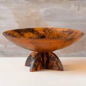 Bol de service en résine polie fait à la main de qualité alimentaire pour la vaisselle Nouveau design Bols à salade Dégradable Personnalisable Maison Jardin - Product Image 2