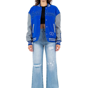 Chaqueta universitaria de manga larga para mujer de proveedor directo de fábrica Chaqueta universitaria de alta calidad de estilo más nuevo - Product Image 5