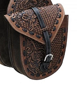Sacs de selle de saut équestre en cuir véritable de haute qualité usinés à la main vêtements d'équitation occidentale pour chevaux - Product Image 3