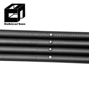 Tige télescopique en fibre de carbone 3K de taille OEM, tube d'extension détachable en fibre de carbone pour mât de drapeau, dé<span class=keywords><strong>porteur</strong></span> <span class=keywords><strong>métallique</strong></span> - Product Image 5