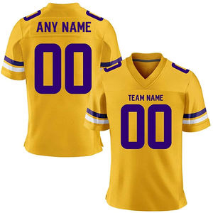 Camiseta de fútbol con impresión sublimada personalizada, camiseta de fútbol con diseño bordado de malla, camiseta de fútbol americano del equipo nacional - Product Image 5