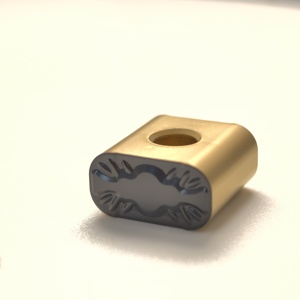 Inserto de Carburo para Reparación de Ruedas de Tren, Serie LNUX, para Torneado Rugoso de Ruedas Ferroviarias - Product Image 3