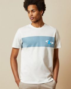 เซ็ตเสื้อยืดและกางเกงขาสั้นสีทึบสวมใส่สบายสำหรับผู้ชาย - Product Image 2