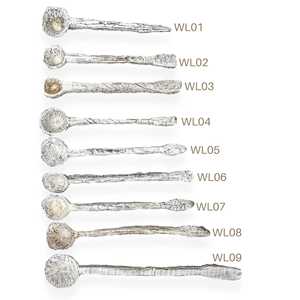 ช้อนไม้สักธรรมชาติแบบวินเทจของอินเดียช้อนล้างสีขาว - Product Image 4