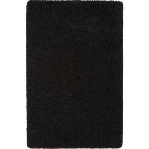 Juego de Alfombras Lavables de Pelo Largo Negro - Product Image 1