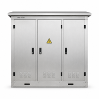 Armoire de distribution extérieure 12kV 24kV RMU MV en acier inoxydable résistante aux intempéries pour postes de transformation modulaires